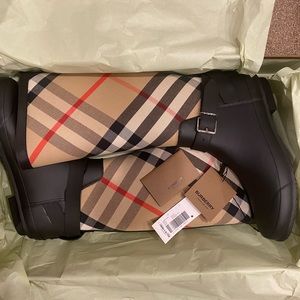 Brand new Burberry rain boots